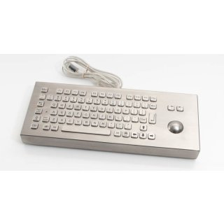 KCT Tek Keyboard Edelstahl-Industrietastatur U79-ESD-USB IP68 Vandalismussicher