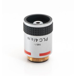 Hund Wetzlar Mikroskop Objektiv PLC 4x/0,10 160/-