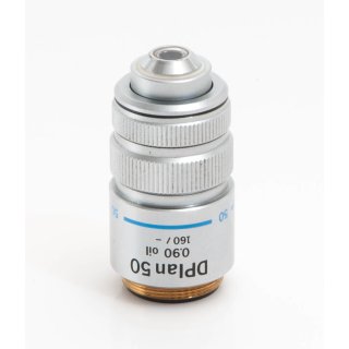 Olympus Mikroskop Objektiv DPlan 50x/0.90 Oil Iris 160/-
