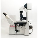 Leica inverses Mikroskop DM IRBE mit motorisiertem Fokustrieb und Objektivrevolver