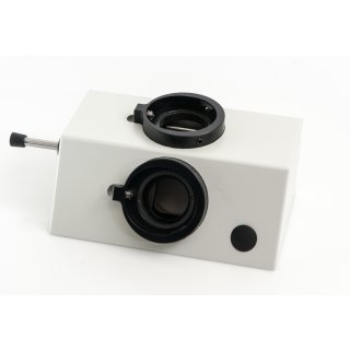 Leica Mikroskop Tubus Adapter mit zwei Dokuports (100/100) 11505223