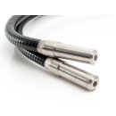 Mikroskop Lichtleiteiter mit Schwanenhals 2-armig  840mm lang