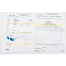 Univet Laserjustierbrille 589-699nm blau 1524610001