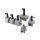 Qioptiq Spindler & Hoyer Linos Dreikantschiene 25cm mit 6 Reitern