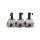 Qioptiq Spindler & Hoyer Linos Dreikantschiene 25cm mit 6 Reitern