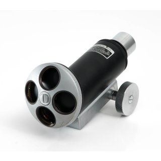 Qioptiq Spindler & Hoyer Linos Mikroskop Objektivrevolver 4x mit Fokussiereinheit
