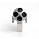 Qioptiq Spindler & Hoyer Linos Mikroskop Objektivrevolver 4x mit Fokussiereinheit