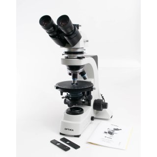 Optika B-600 transmitted light microscope with polarization