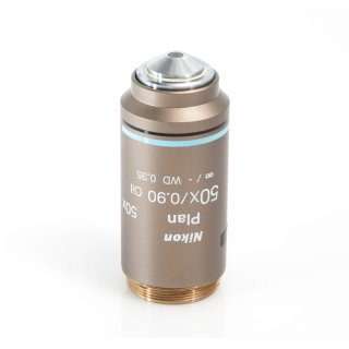 Nikon Mikroskop Objektiv Plan 50x/0.90 Oil ∞/- WD 0.35