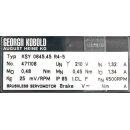 Georgii Kobold August Heine Servomotor KSY 0645.45 R4-5 with SPN gearbox i=100