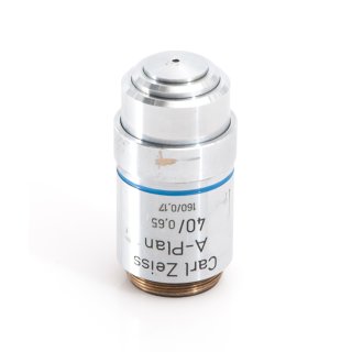Zeiss A-Plan 40x/0,65 160/0,17 Mikroskop Objektiv 46 07 17 460717