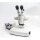 Leica MZ12 stereomicroscope with transmitted light unit and cold light source