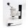 Leica MZ12 stereomicroscope with transmitted light unit and cold light source