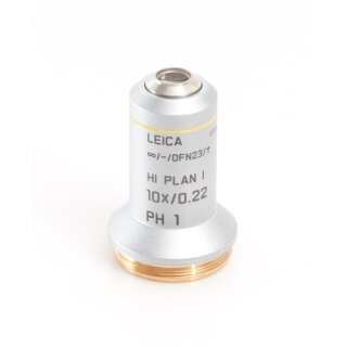 Leica HI Plan I 10x/0.22 Ph1 Mikroskop Objektiv 506271
