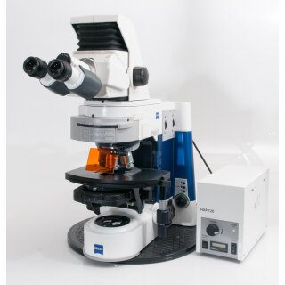 Zeiss Axio Imager.A1 fluorescence microscope incident and transmitted light with PH