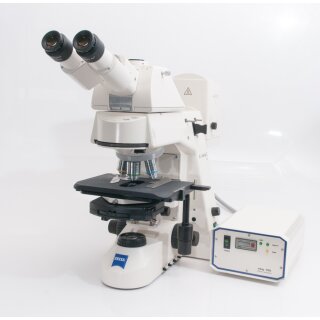 Zeiss Axioskop 2 plus Fluoreszenzmikroskop mit Durchlicht und Phasenkontrast