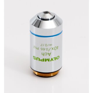 Olympus Microscope Objective Ach 40x/0.65 Ph2