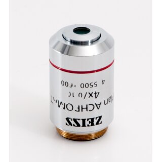 Zeiss Mikroskop Objektiv Primo Plan-Achromat 4x/0,10 415500-1600