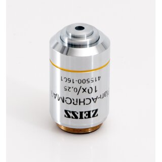 Zeiss Mikroskop Objektiv Plan-Achromat 10x/0,25 415500-1601
