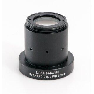 Leica Mikroskop Objektiv Planapo 2.0x WD 39mm 10447178 für Stereomikroskope