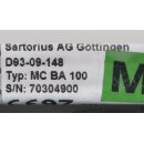 Sartorius Analysenwaage Laborwaage Präzisionswaage Feinwaage MC BA 100
