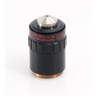 Carl Zeiss Jena Mikroskop Objektiv Achromat Pol 50x/0,80