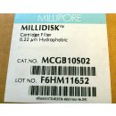 Millipore Millidisk Hydrophilic Cartridge MCGB10S02 Neu OVP