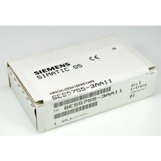 Siemens Simatic S5 6ES5755-3AA11 Abschlusswiderstand Neu OVP