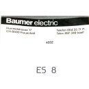 Baumer Electric Verlängerungskabel 125cm 8mm