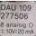 AEG Modicon DAU 109 6061-042.277506 8 analoge Ausg&auml;nge DAU109