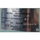 Wallace Micro Indentation Tester