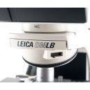 Leica Durchlichtmikroskop DMLB mit Fototubus und drei Objektiven