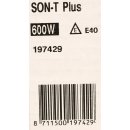 Philips SON-T Plus 600W Hochdruck-Natriumdampflampe #D4800