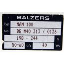 Balzers MAM100   #4926
