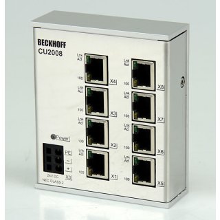 Beckhoff CU2008-0000 8 Port Ethernet Switch 10/100 Mbits/s